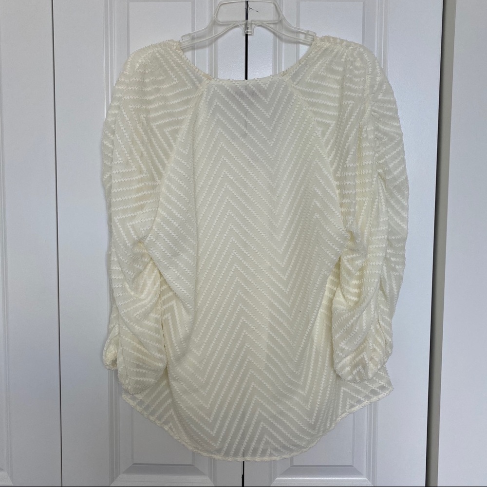 NWT Anthropologie Dolan Left Amy Shirred Blouse - Picture 5 of 5